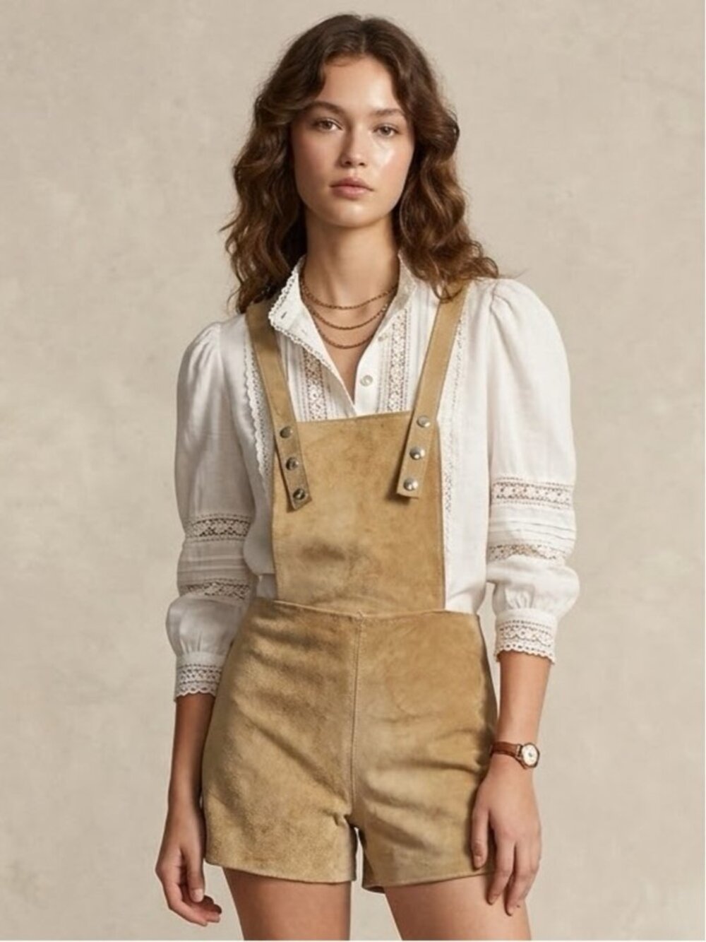 Vintage Suede Bib Front Shortalls Overalls - S, perfect for Oktoberfest! 🍻